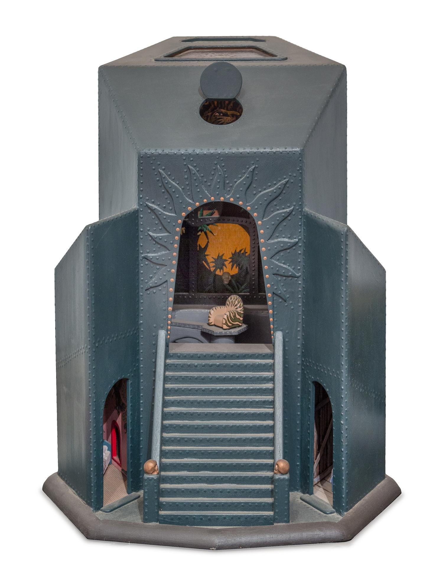 George Klauba, (American, b. 1938), Future House of Tribal Dreams, 1985