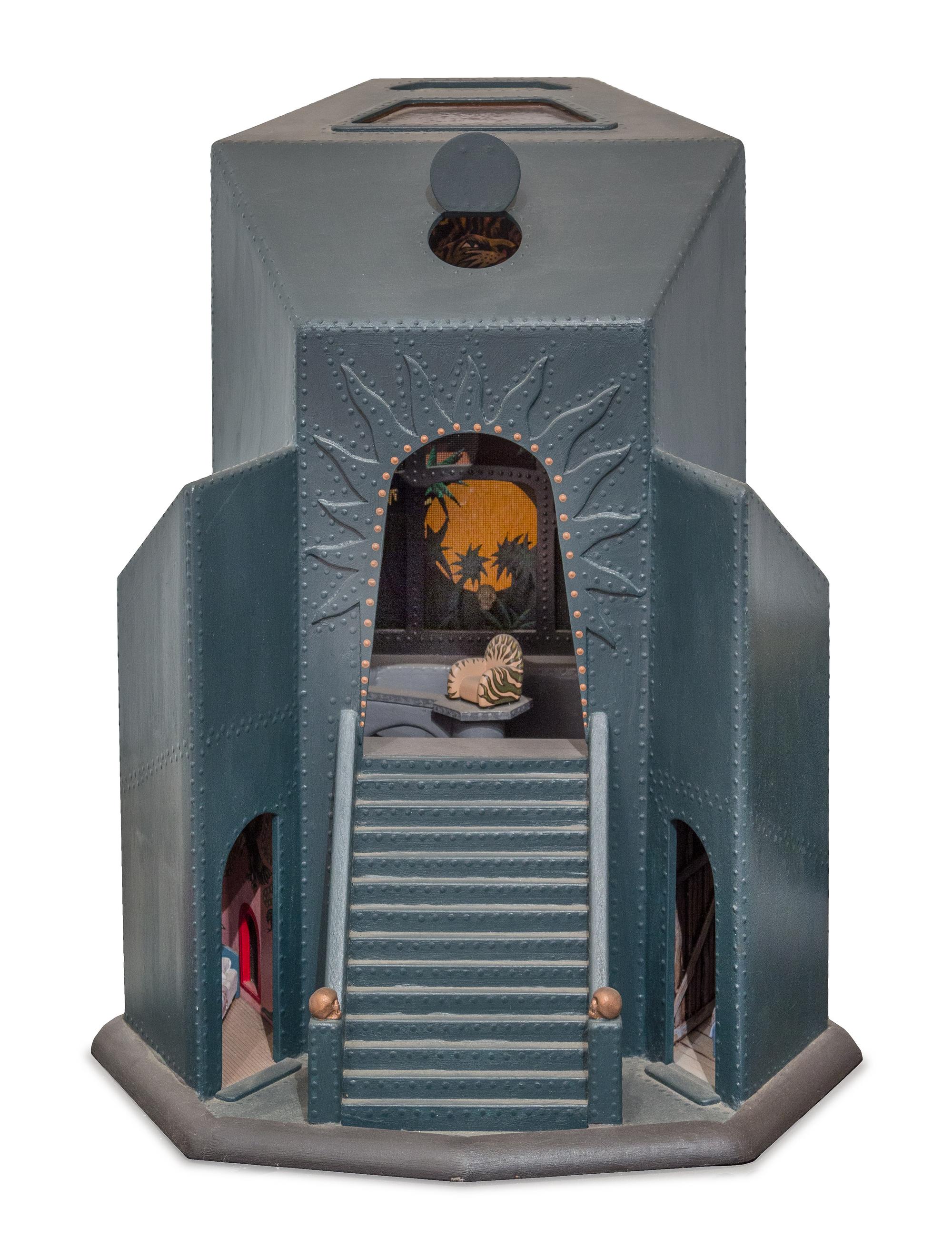 George Klauba, (American, b. 1938), Future House of Tribal Dreams, 1985