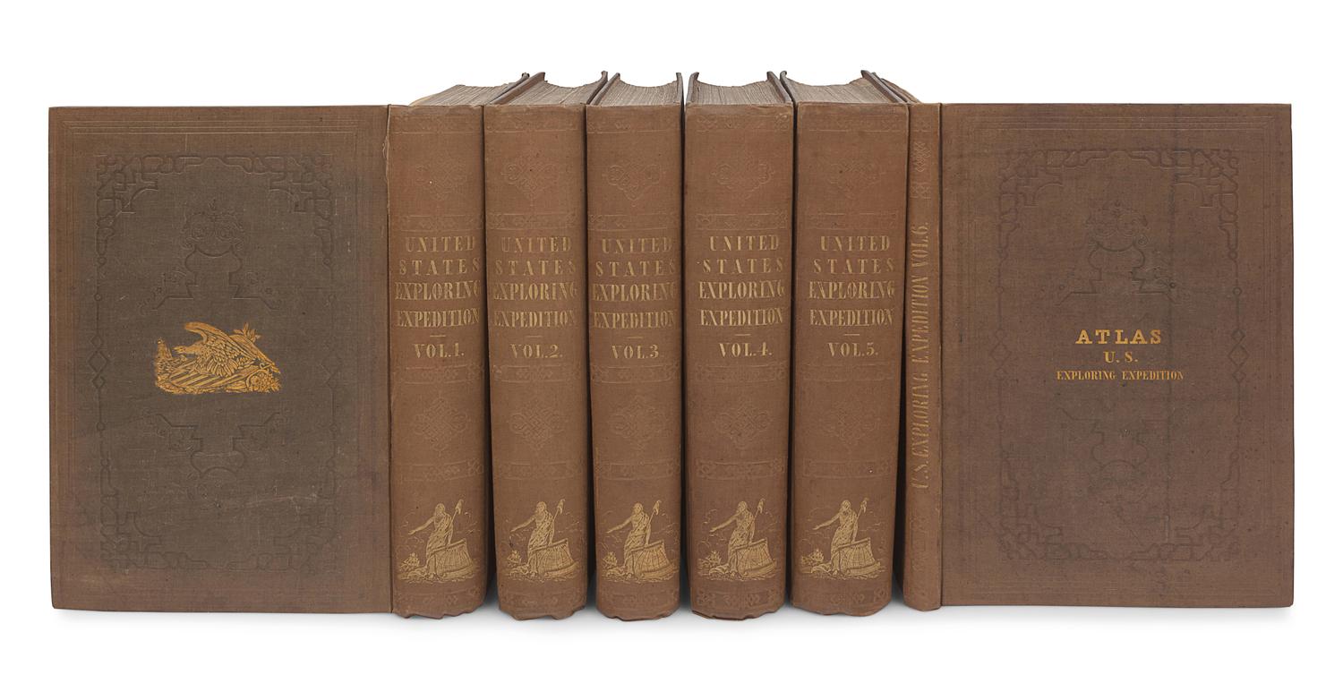 WILKES, Charles (1798-1877). Narrative of the United States Exploring Expedition, during the Years 1838-42 . Philadelphia: Lea & Blanchard, 1845.