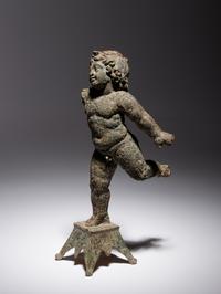 A Roman Bronze Figure of Eros