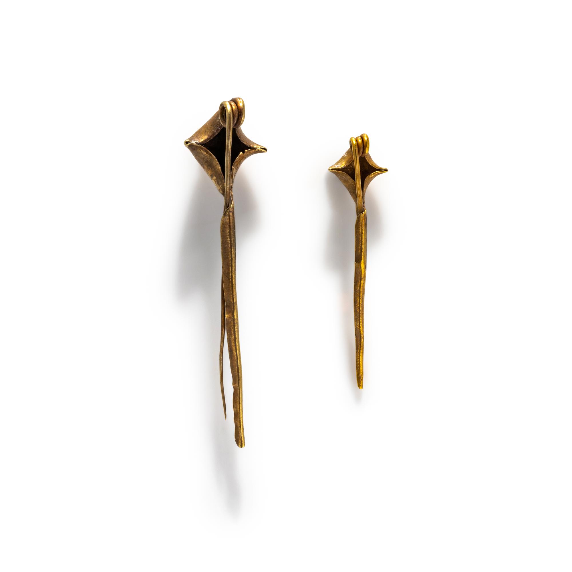 Two Roman Gold Fibulae