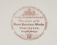 A Near Pair of Barr, Flight and Barr Porcelain Armorial Plates