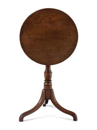 An English Mahogany Tilt-Top Tea Table