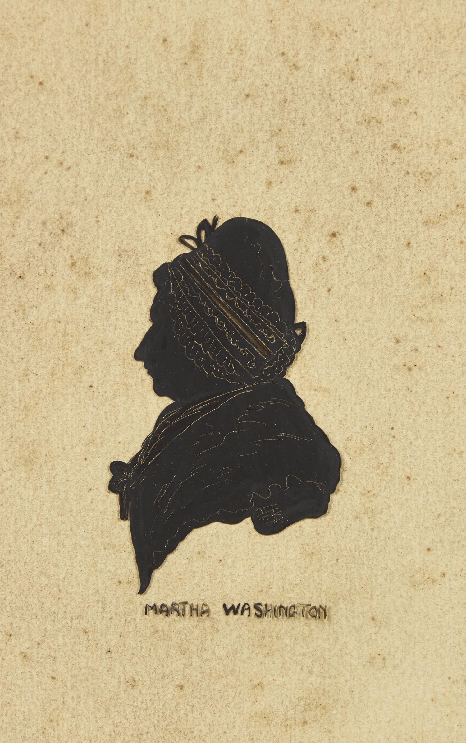 A Group of Three Silhouettes, American and English, 19th Century