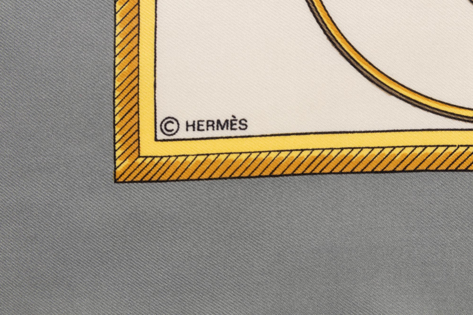 Three Hermès 90cm Silk Scarves