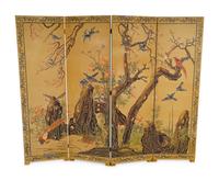 A Chinese Four-Panel Screen