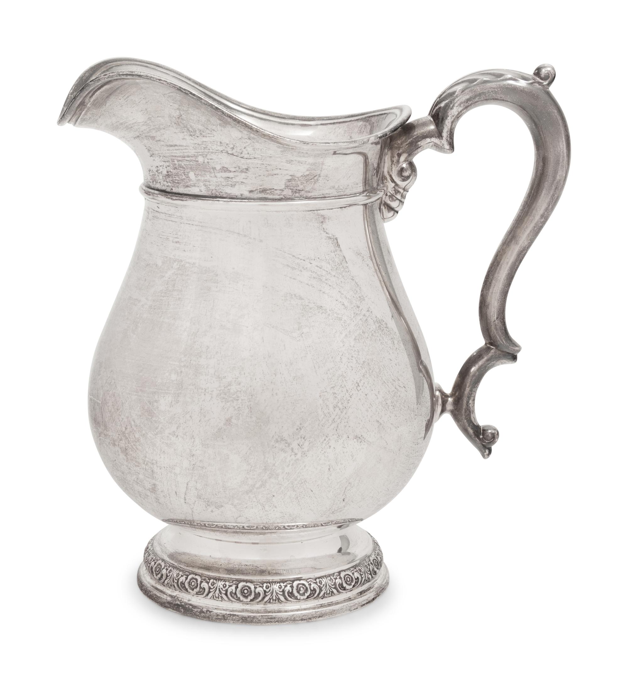 An American Silver Water Pitcher