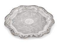 A Chinese Export Silver Salver