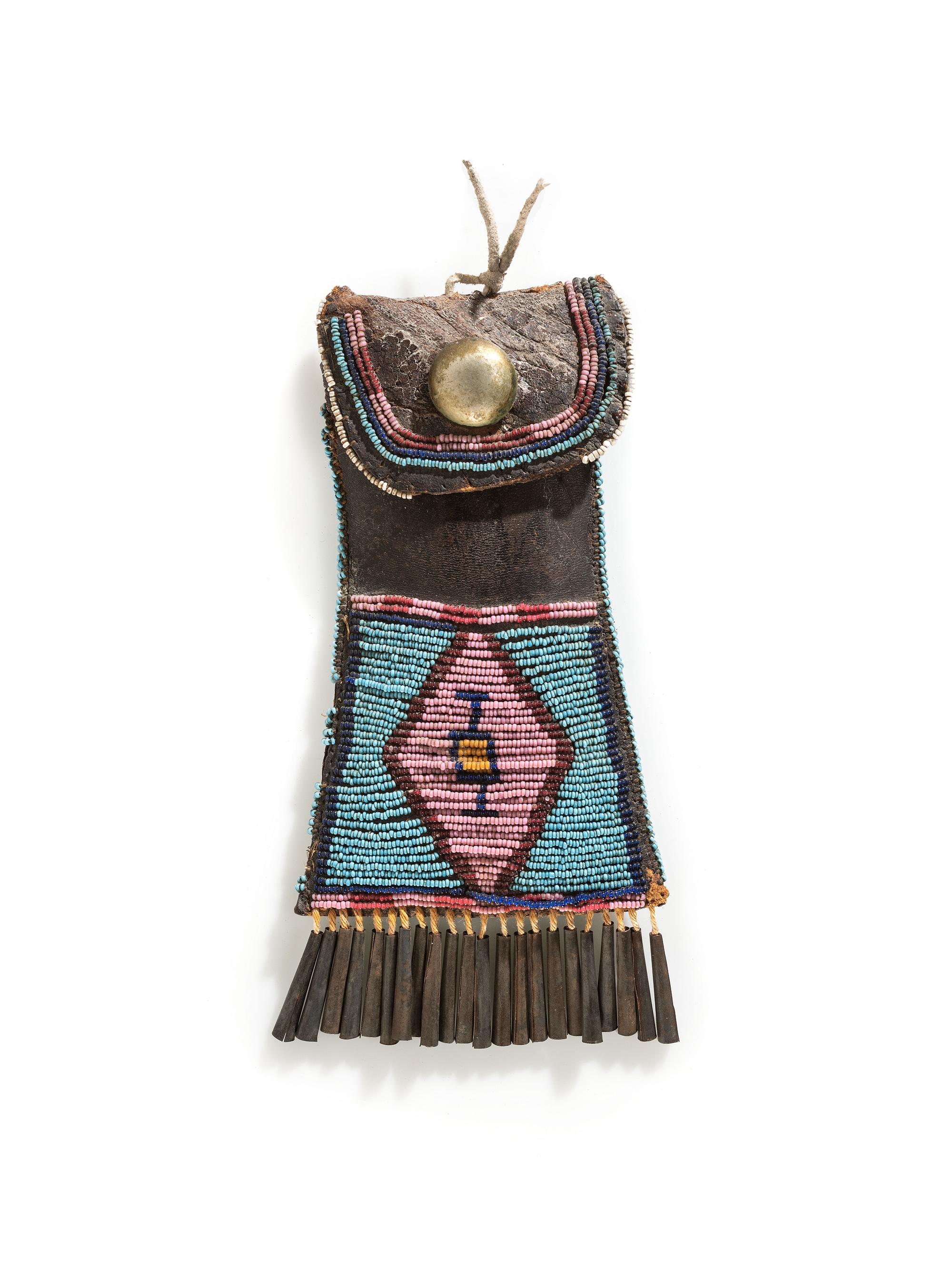 Kiowa Beaded Strike-a-Light Bag