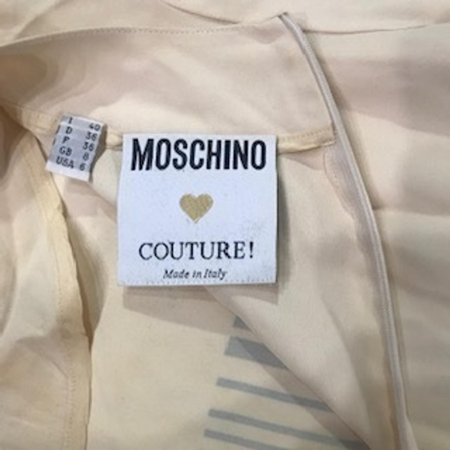 Moschino Barcode Top, 1980-90s