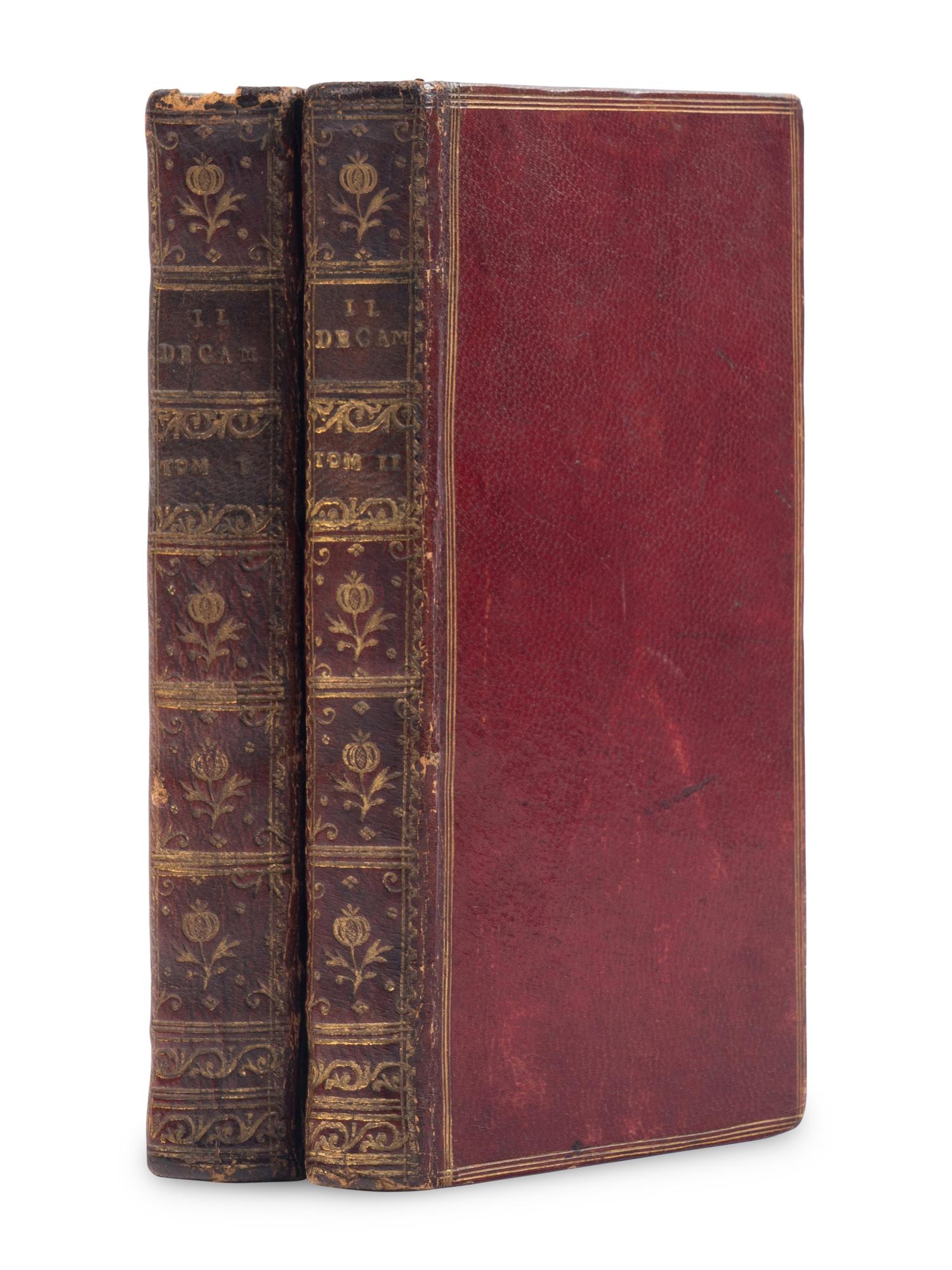 BOCCACCI, Giovanni (1313-1375). Il Decameron . Amsterdam: [Elzevir], 1665.