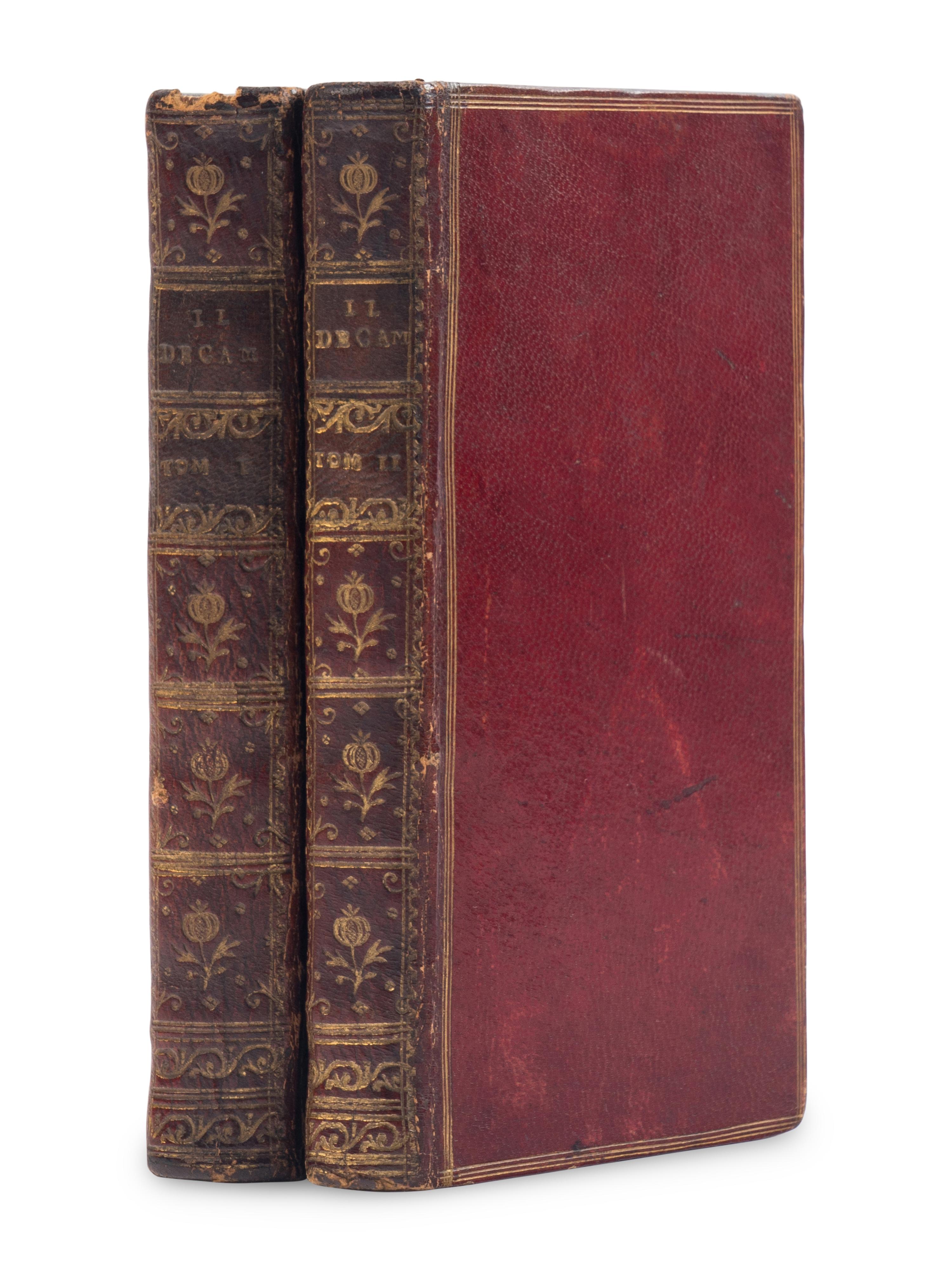 BOCCACCI, Giovanni (1313-1375). Il Decameron . Amsterdam: [Elzevir], 1665.