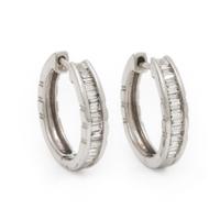 Sapphire, Diamond, and White Gold Convertible Earrings
