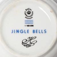 A Set of Eighteen Royal Copenhagen Jingle Bells Coffee Cups