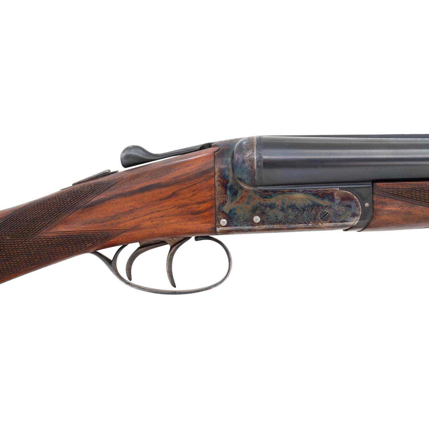 *Webley & Scott Boxlock 12 Gauge SxS Shotgun Retail Marked by Harrington & Richardson