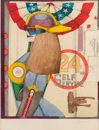 Richard Lindner, (American/German, 1901-1978), Fun City, 1971 (portfolio of fourteen together with original plexiglass portfolio box, j