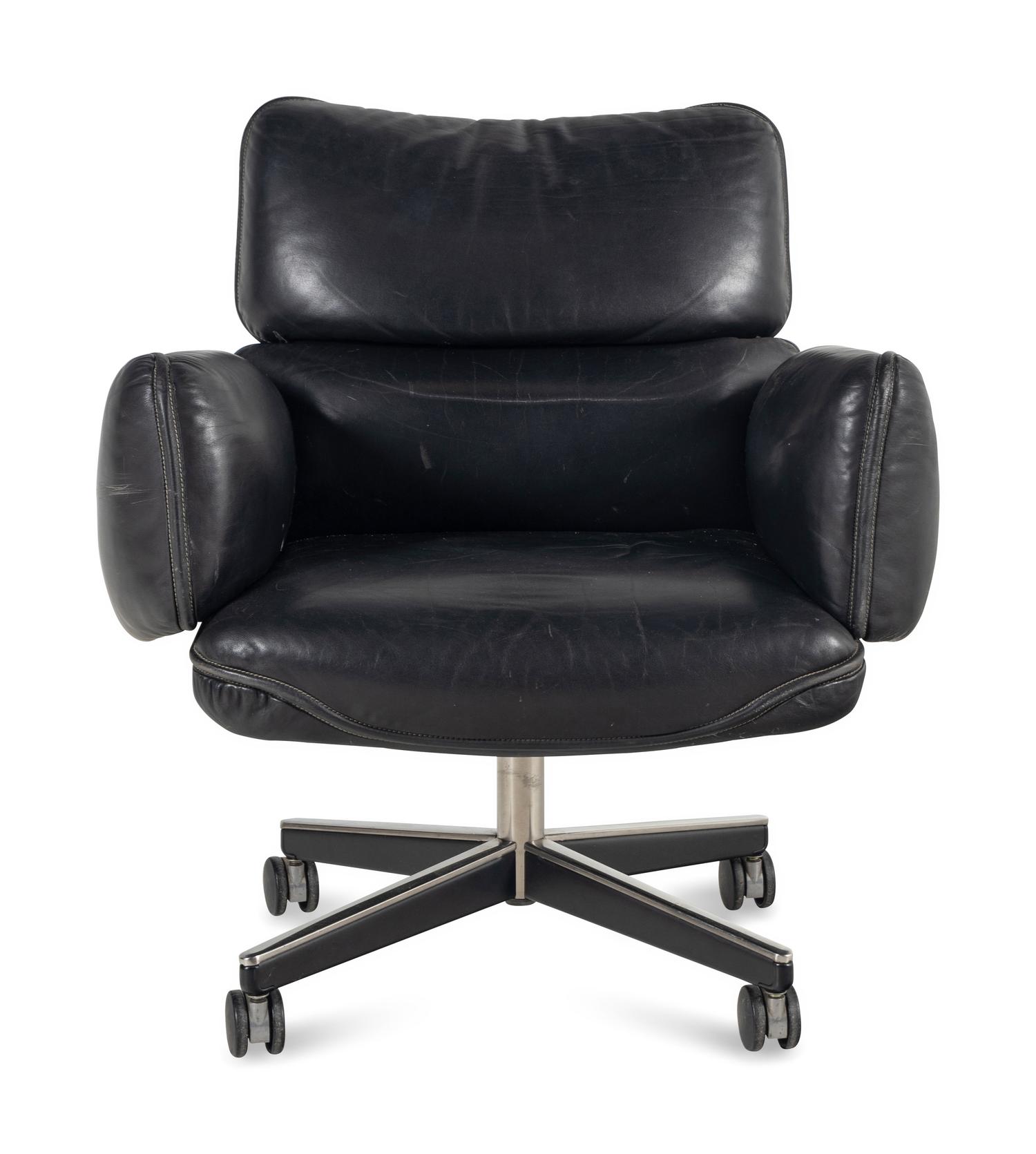 Executive Swivel Chair, c. 1974 Knoll International, USA