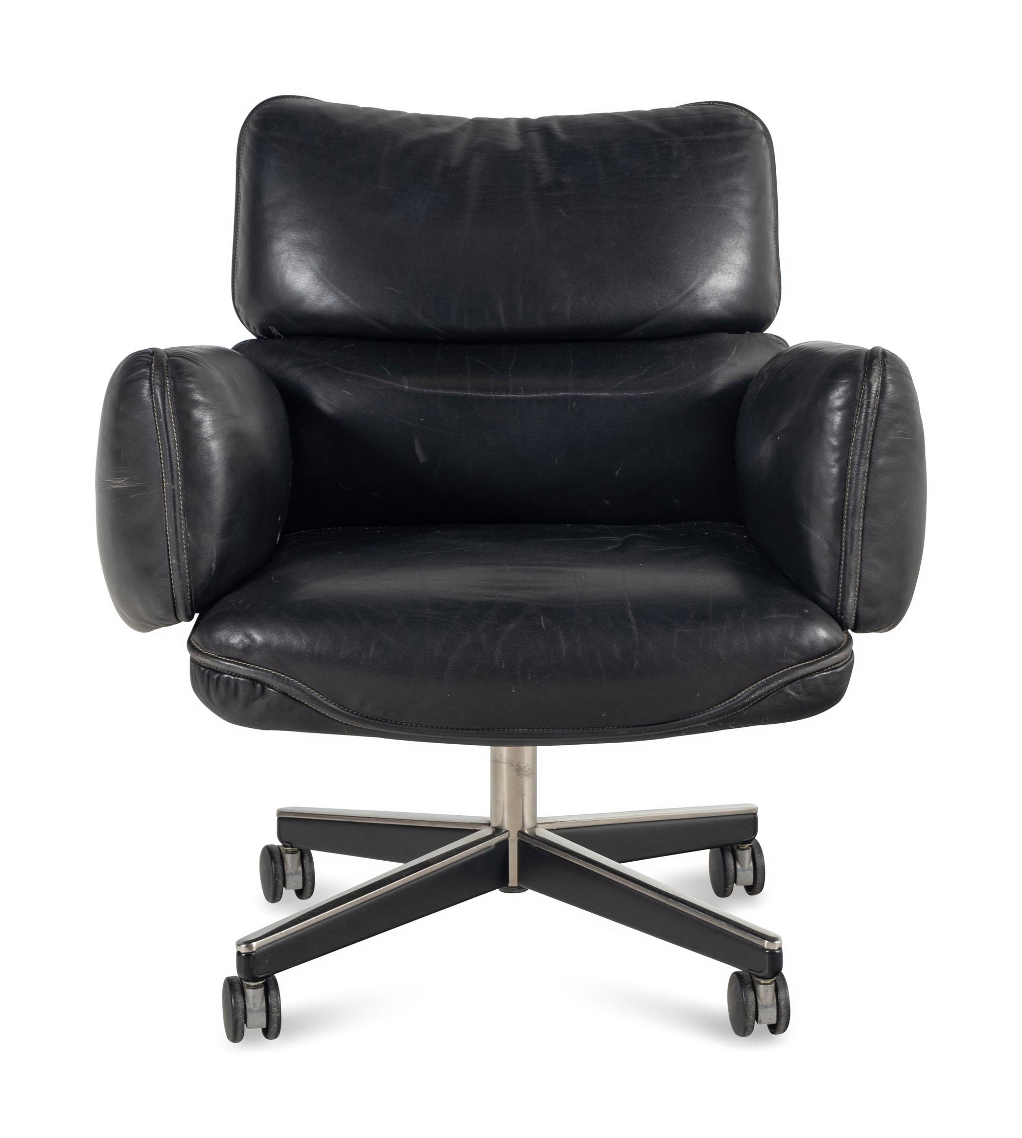 Executive Swivel Chair, c. 1974 Knoll International, USA