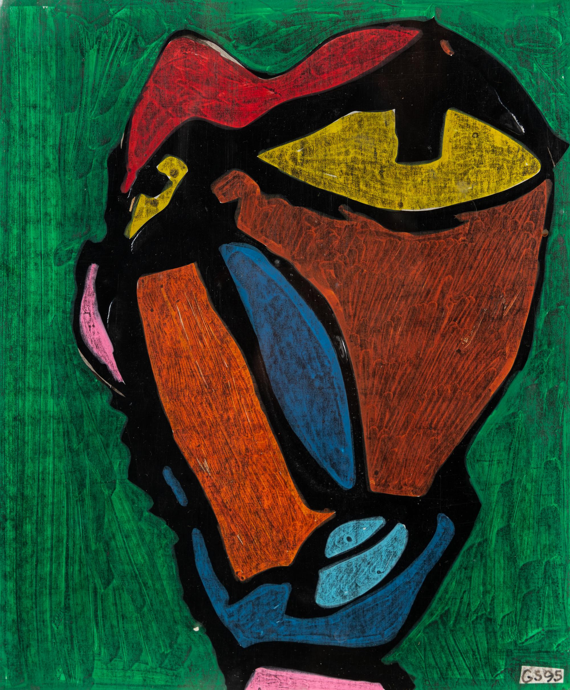 Untitled (Heads) (two works)