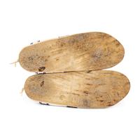 Contemporary Cheyenne Beaded Hide Moccasins, Figural