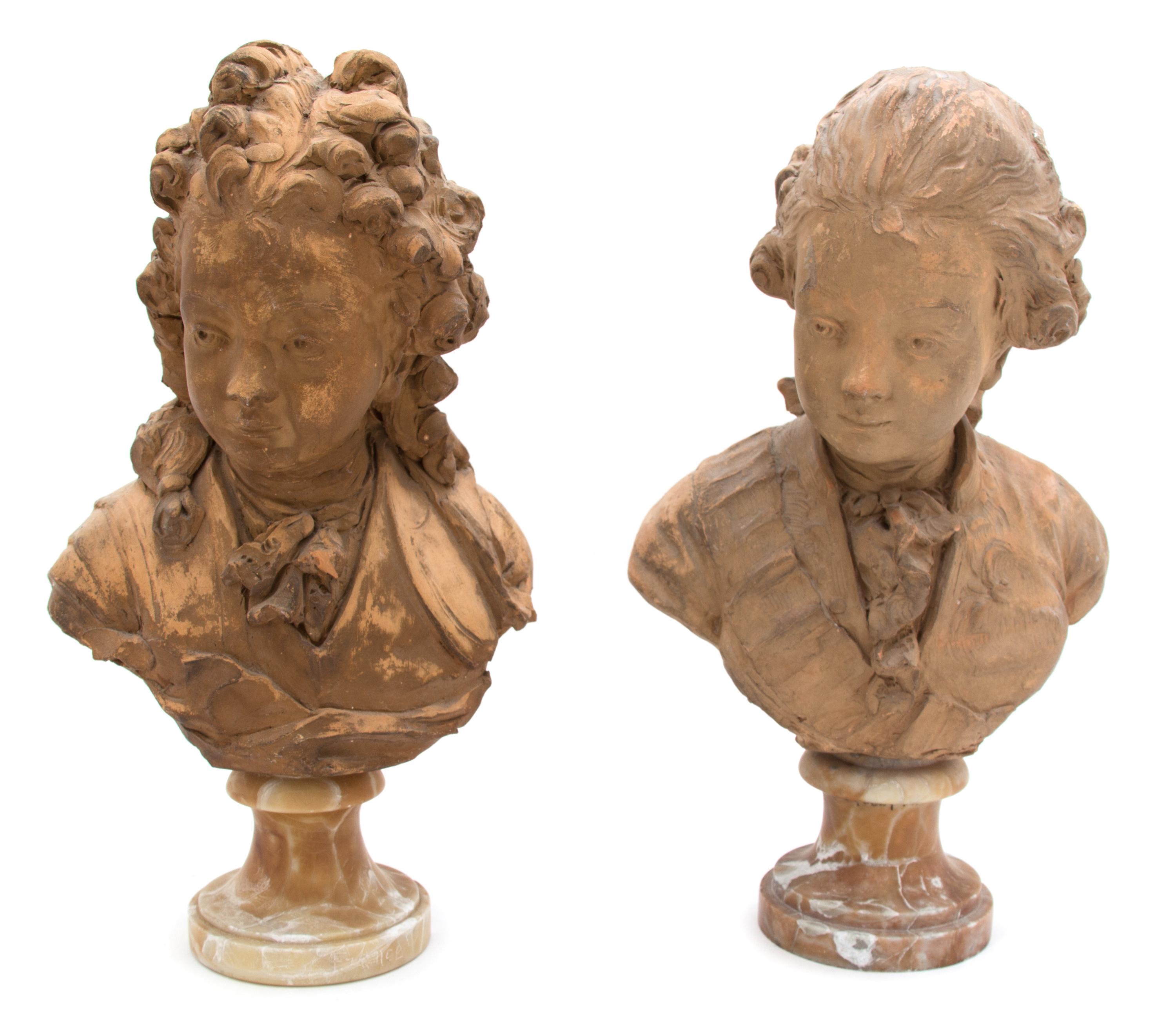 Artist Unknown, (Continental, 19th Century), Two Busts