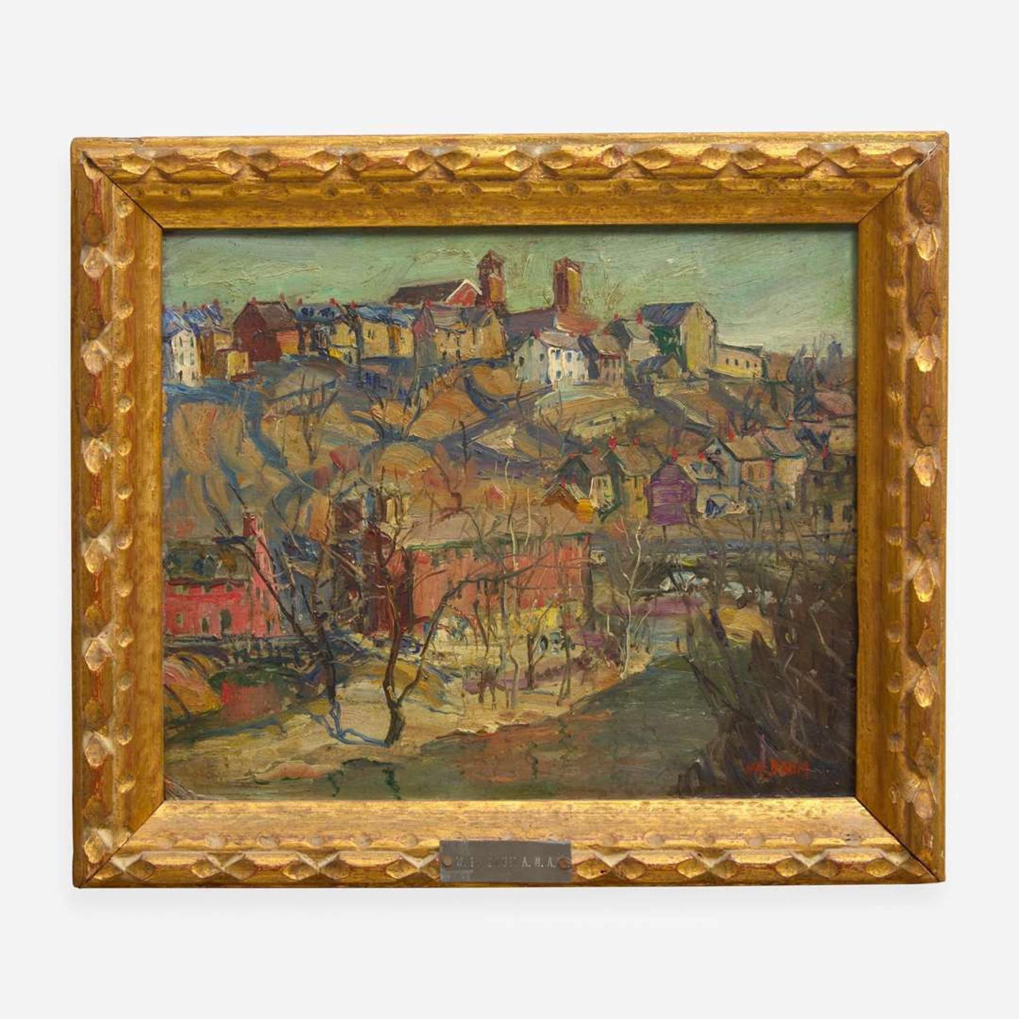 Walter Emerson Baum (American, 1884–1956) Village Scene