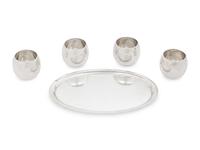 A Group of Tiffany and Co. and Asprey Silver Articles
