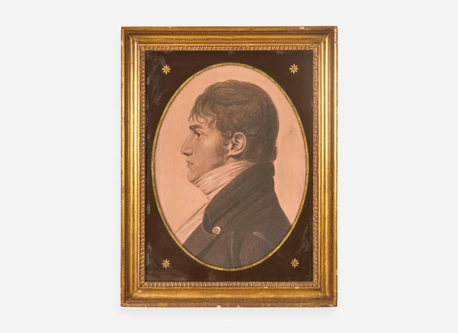Charles Balthazar Julien Fevret de Saint-Memin (French, 1770-1852), Profile of James Latimer Cuthbert (1782-1825), Philadelphia, 1799-1803