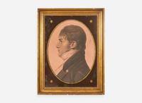 Charles Balthazar Julien Fevret de Saint-Memin (French, 1770-1852), Profile of James Latimer Cuthbert (1782-1825), Philadelphia, 1799-1803