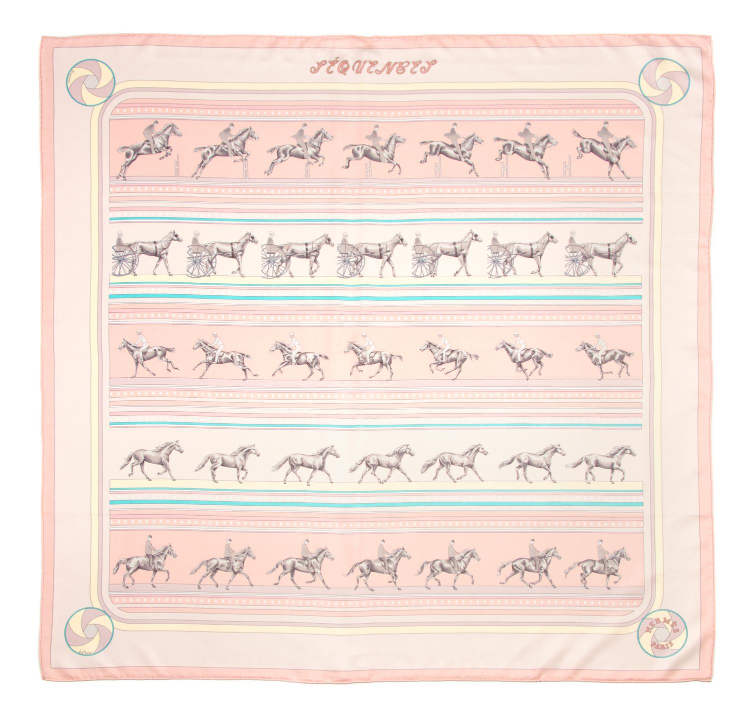 An Hermes 90cm Silk Scarf, 36"x36".
