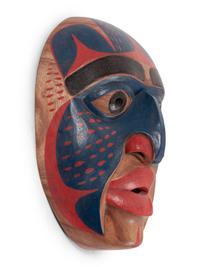 Decorative Northwest Coast-Style Carved Mask