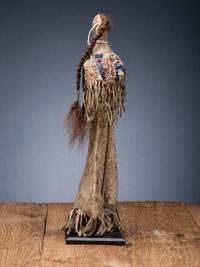 Cheyenne Beaded Hide Dress, with Brewer Made Doll