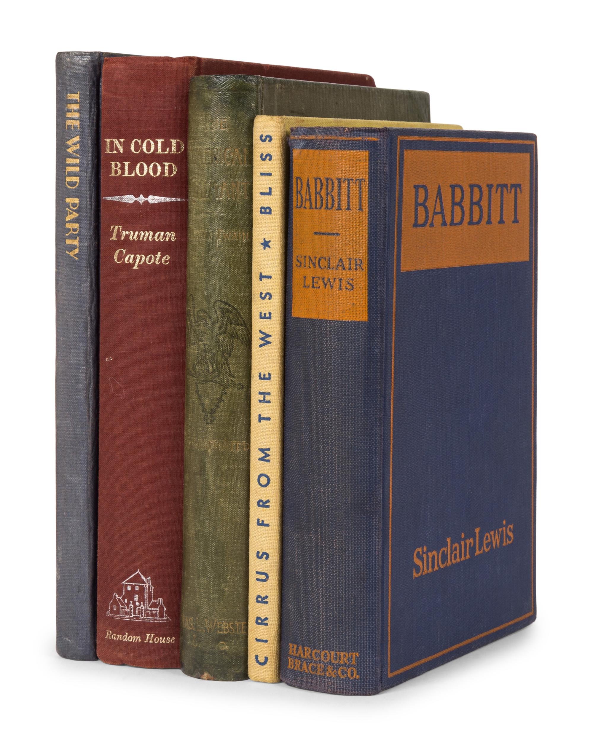 [LITERATURE -- AMERICAN]. A group of 8 works, including: