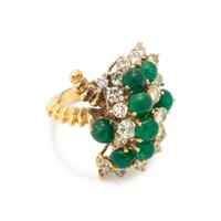 EMERALD AND DIAMOND RING