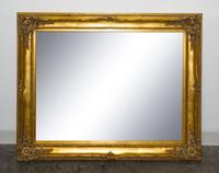 A Victorian Style Giltwood Mirror Height 39 x width 50 inches. — 20TH CENTURY