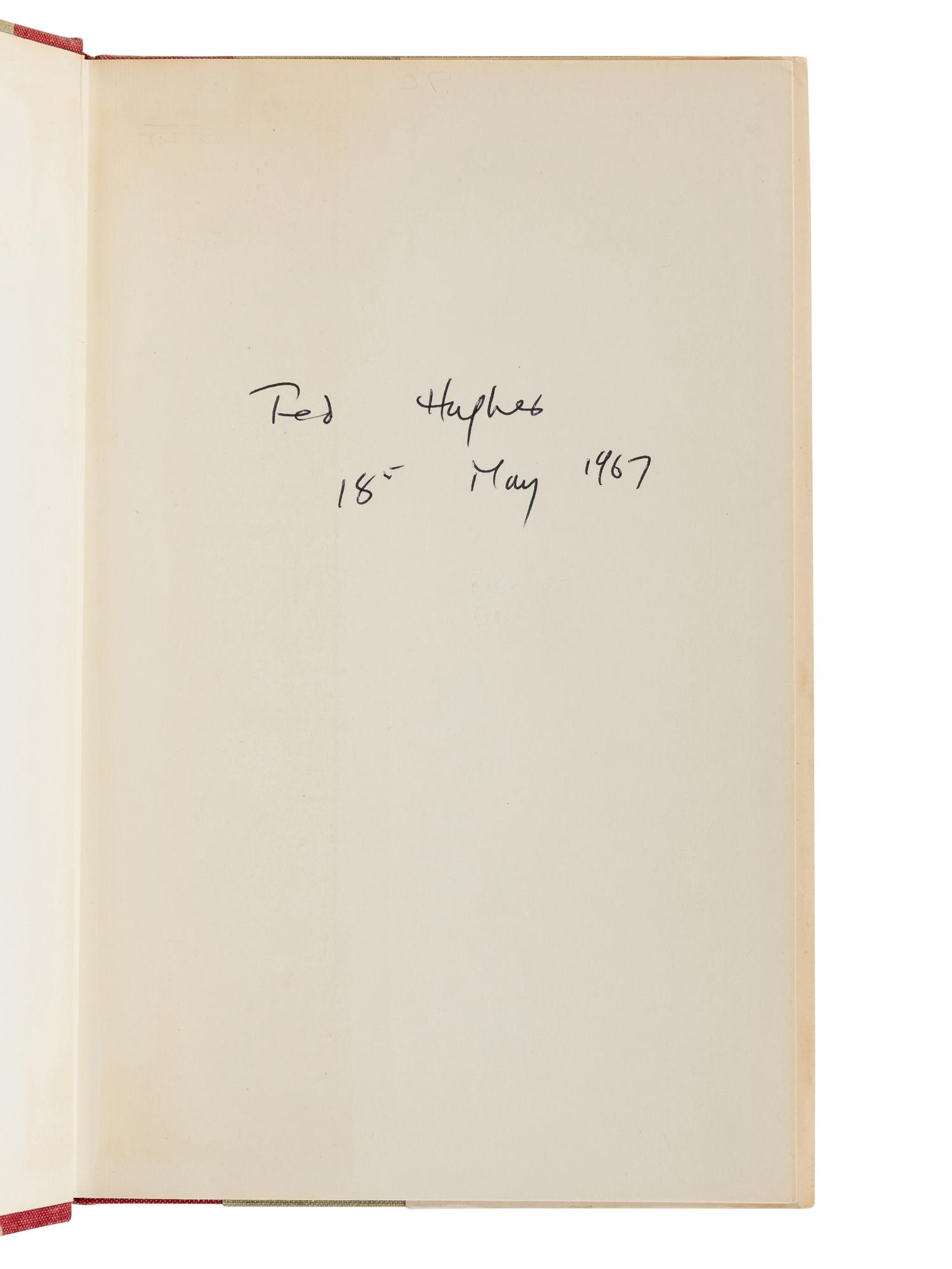 HUGHES, Ted (1930-1998). Wodwo. London: Faber & Faber, 1967.