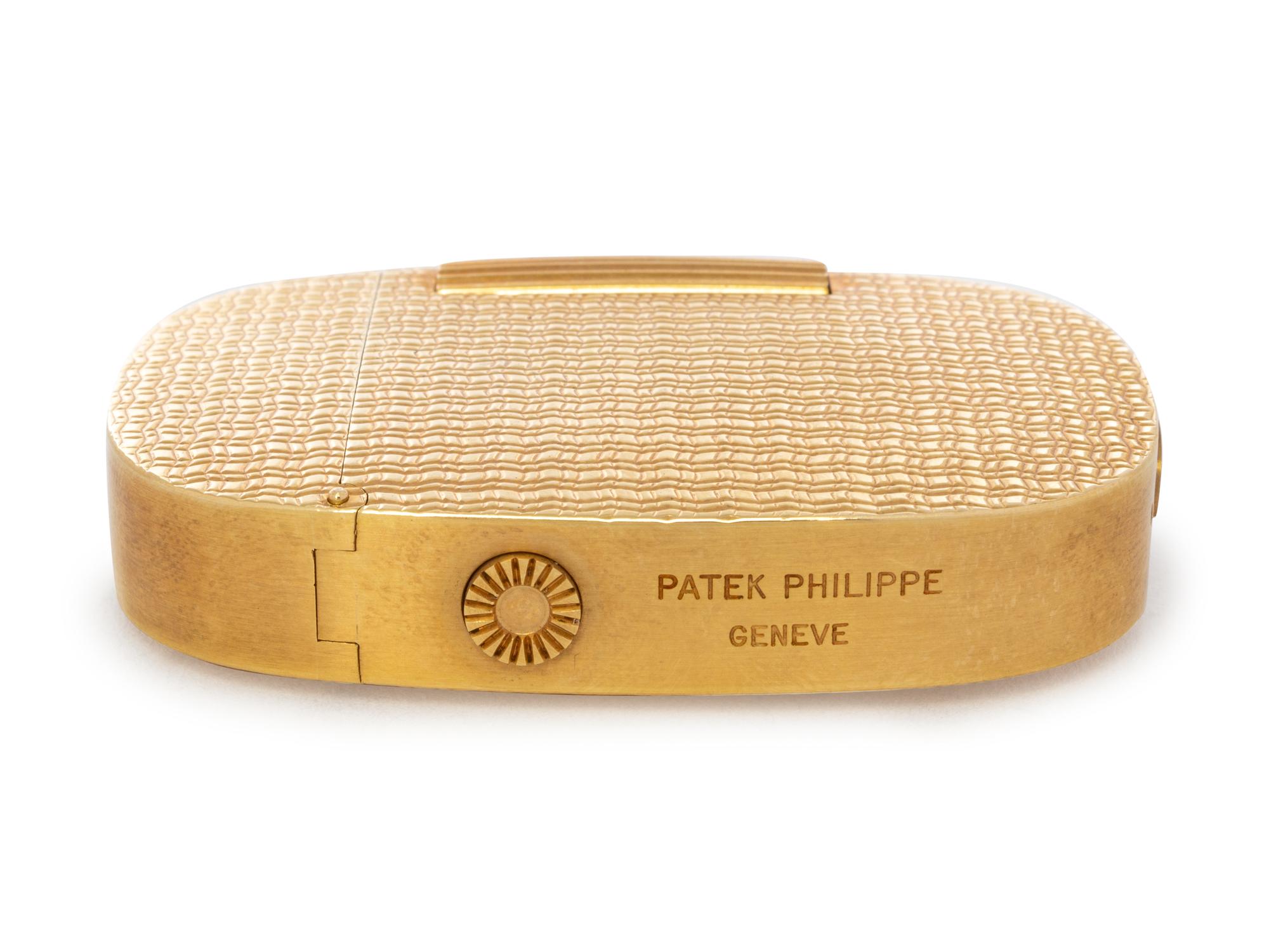 A Patek Philippe 18-Karat Yellow Gold Lighter