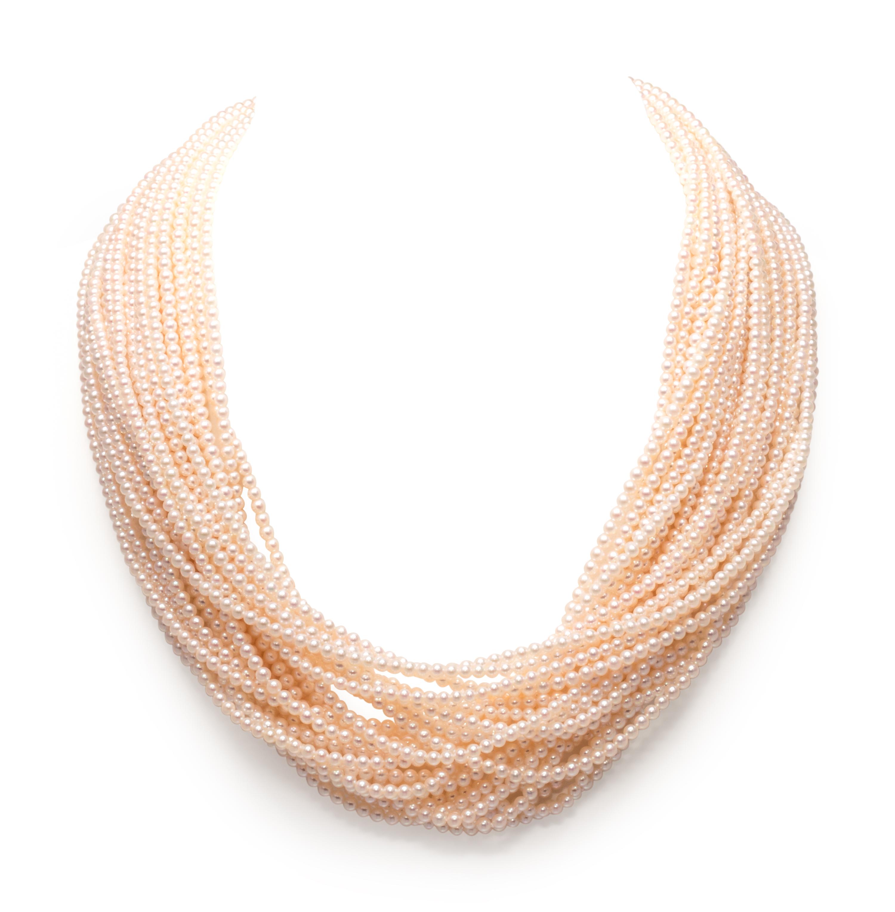 TIFFANY & CO., SCHLUMBERGER, CULTURED PEARL AND DIAMOND TORSADE NECKLACE