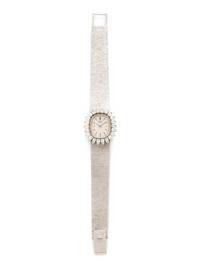MONTRE ROYALE, RETRO, WHITE GOLD AND DIAMOND WATCH