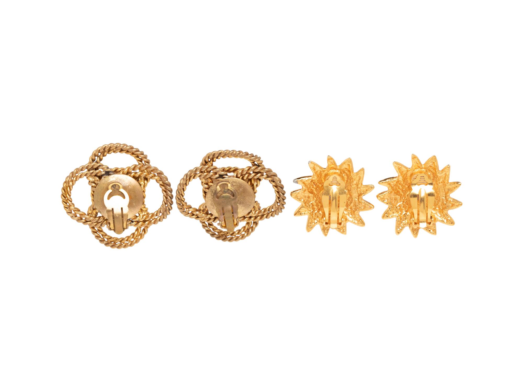 Chanel, Two Pairs of Ear Clips