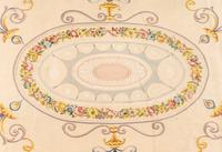 An Aubusson Style Oval Rug