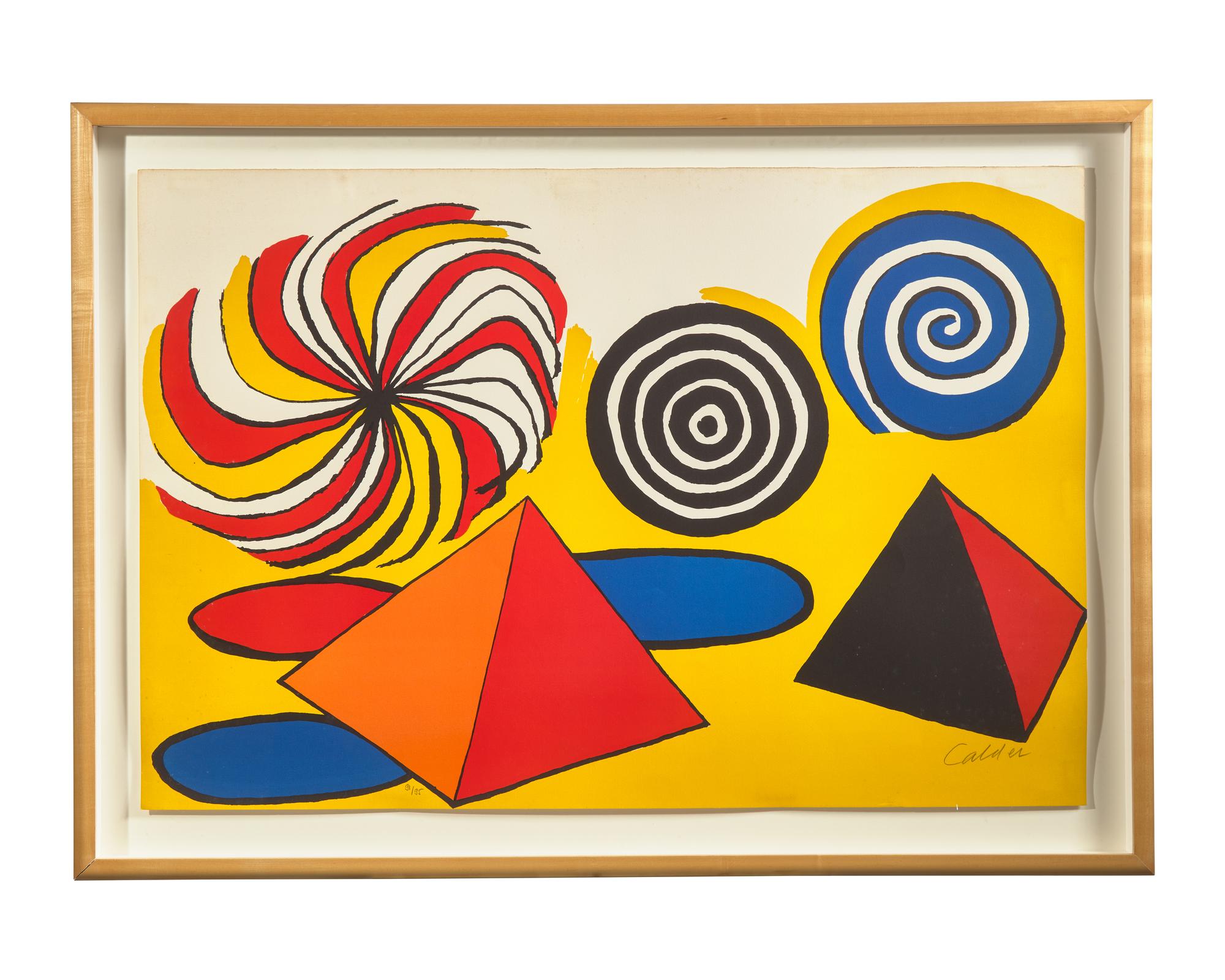 Untitled ( Pinwheels and Pyramids ), circa 1970