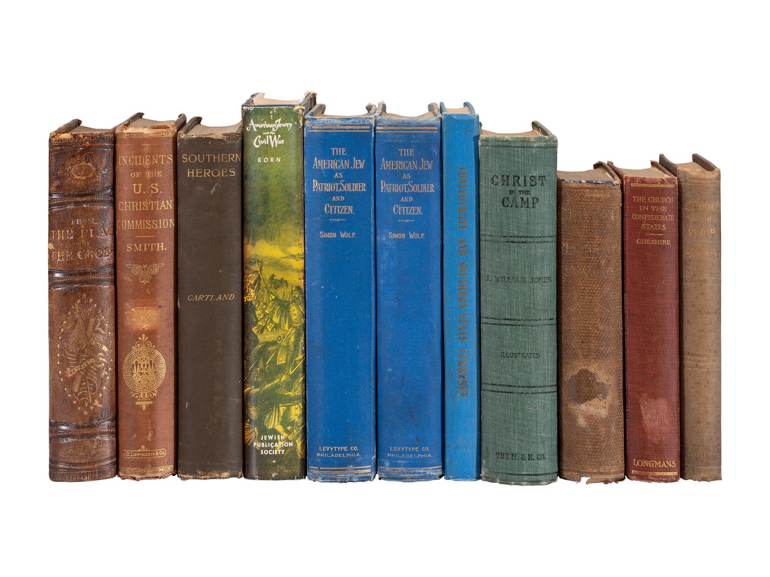 [CIVIL WAR]. Civil War religion. 11 works in 11 volumes.