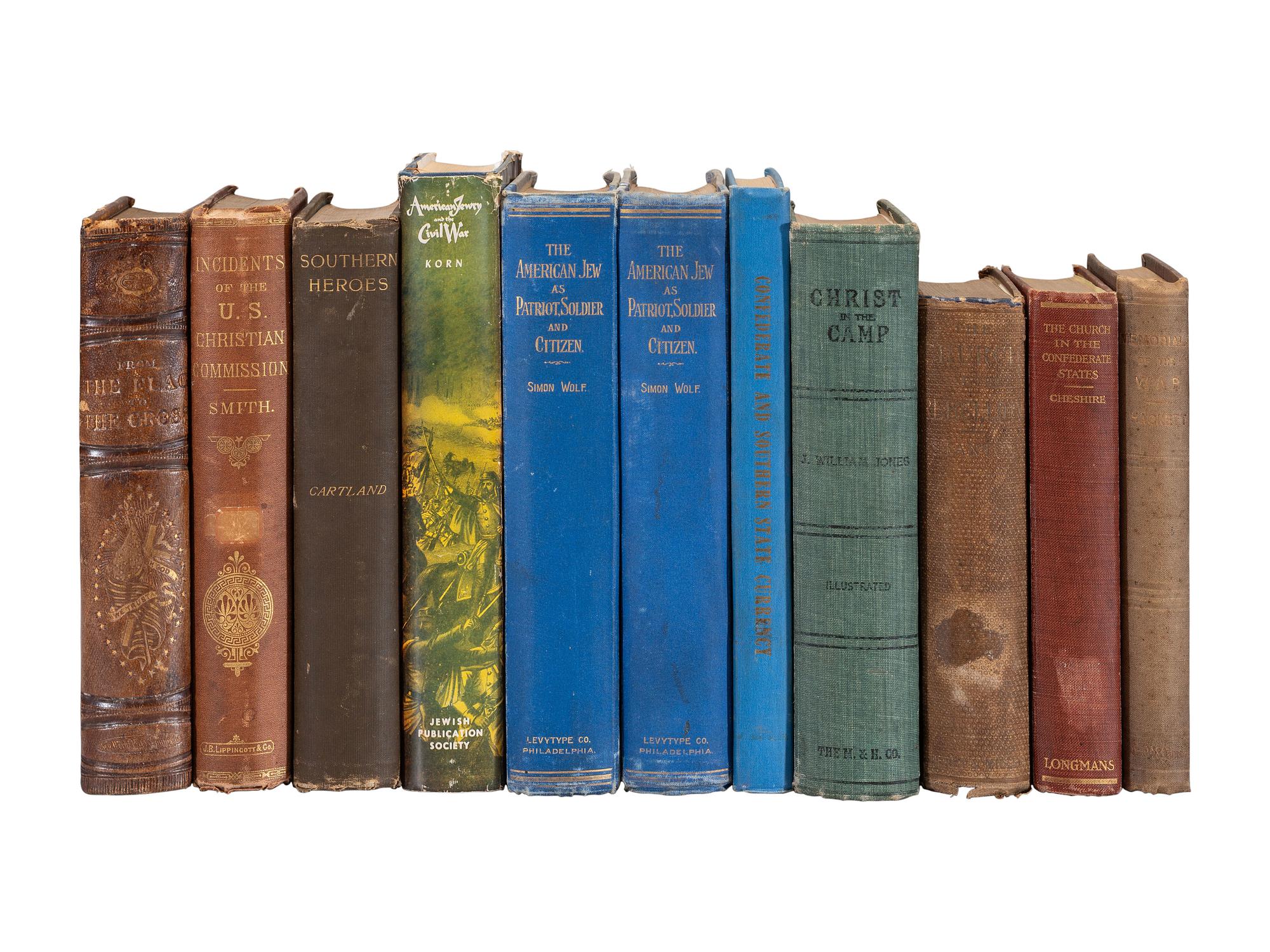 [CIVIL WAR]. Civil War religion. 11 works in 11 volumes.