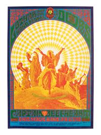 [MUSIC] -- [POSTERS]. SCHNEPF, Bob, artist. The Family Dog Presents Lothar and the Hand People and the Doors in Denver, Colorado . San Francisco, CA: Family Dog Production, 1967.