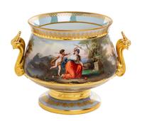 A Vienna Porcelain Center Bowl Width 12 inches. — PAINTING AFTER GUIDO RENI, 19TH CENTURY