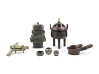 A Group of Seven Metal Objects
