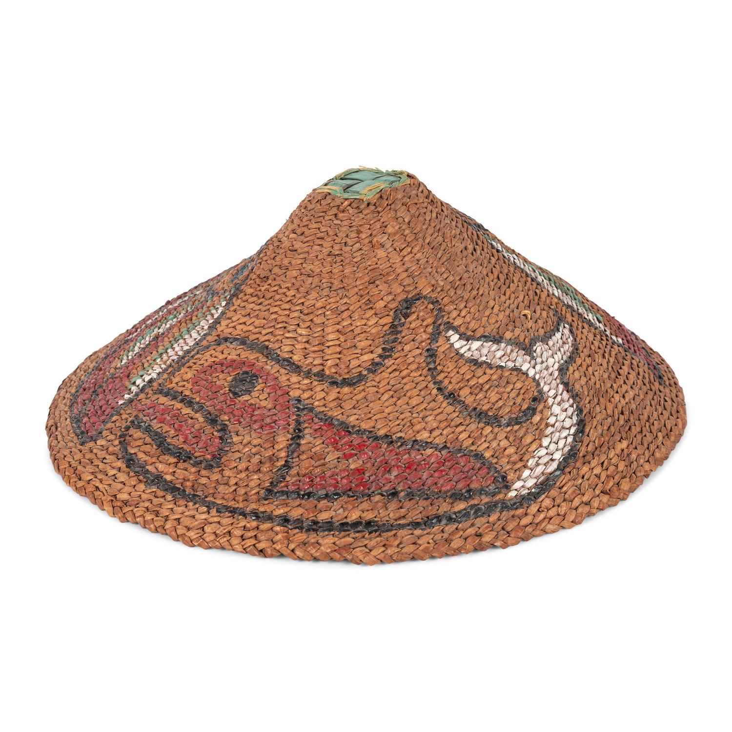 A Nuu-chah-nulth Painted Hat