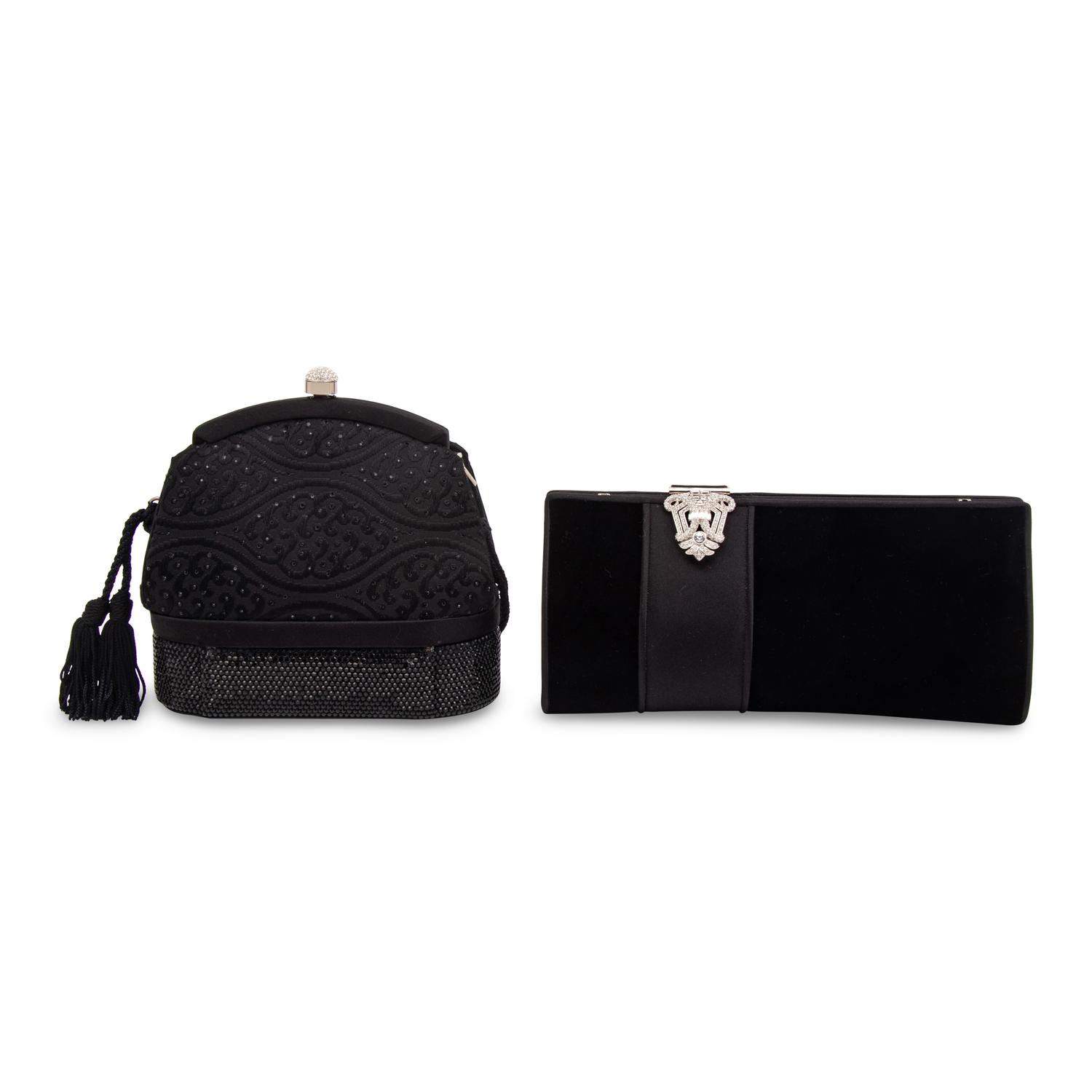 Judith Leiber, Two Black Evening Bags