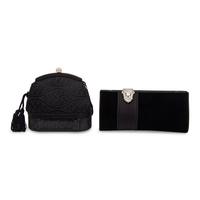Judith Leiber, Two Black Evening Bags